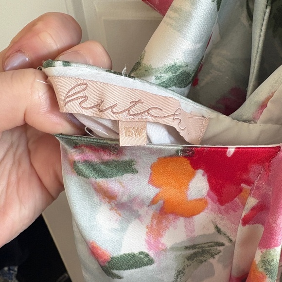 Hutch Backless Floral Dress in Pink and Green - Picture 3 of 3